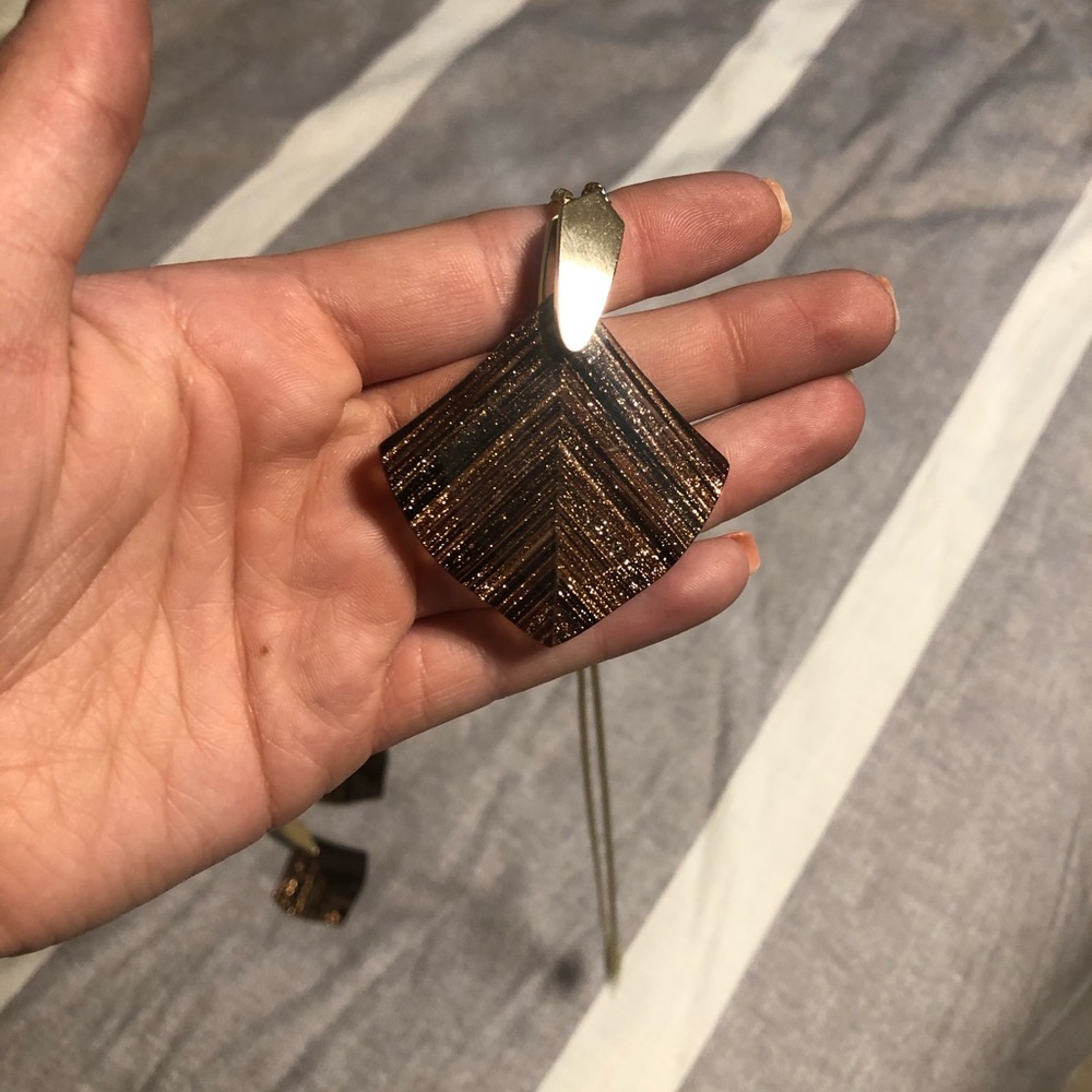 Kendra Scott LimitedEdition Brown Shimmer Necklace